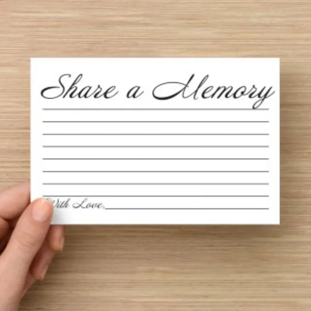 Share a Memory | Baby Shower Activity, Wedding Reception Games